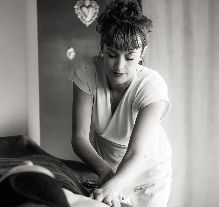 Julie Chopin masseuse bien-être à Belle-Île en Mer